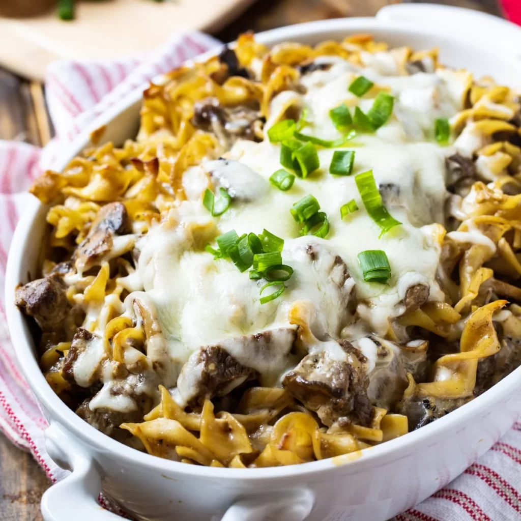 beef stroganoff casserole