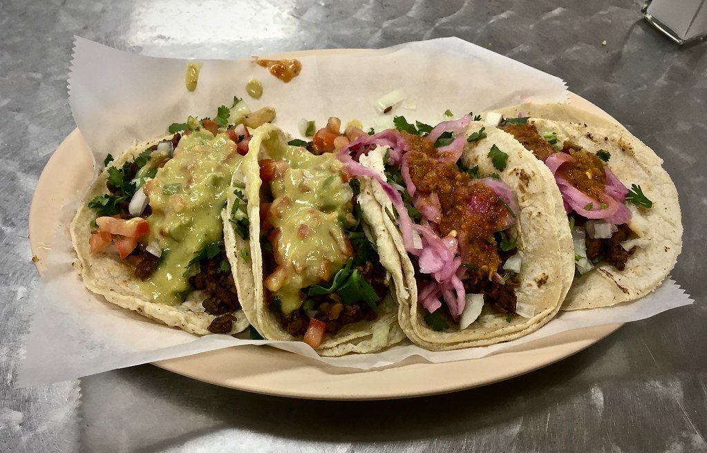 Mexican Tacos in US street food recipe